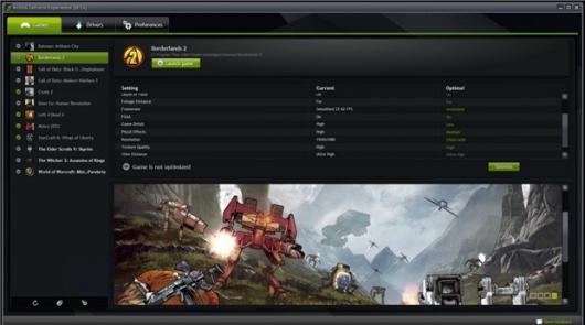 NVIDIA переводит проект GeForce Experience в режим open beta